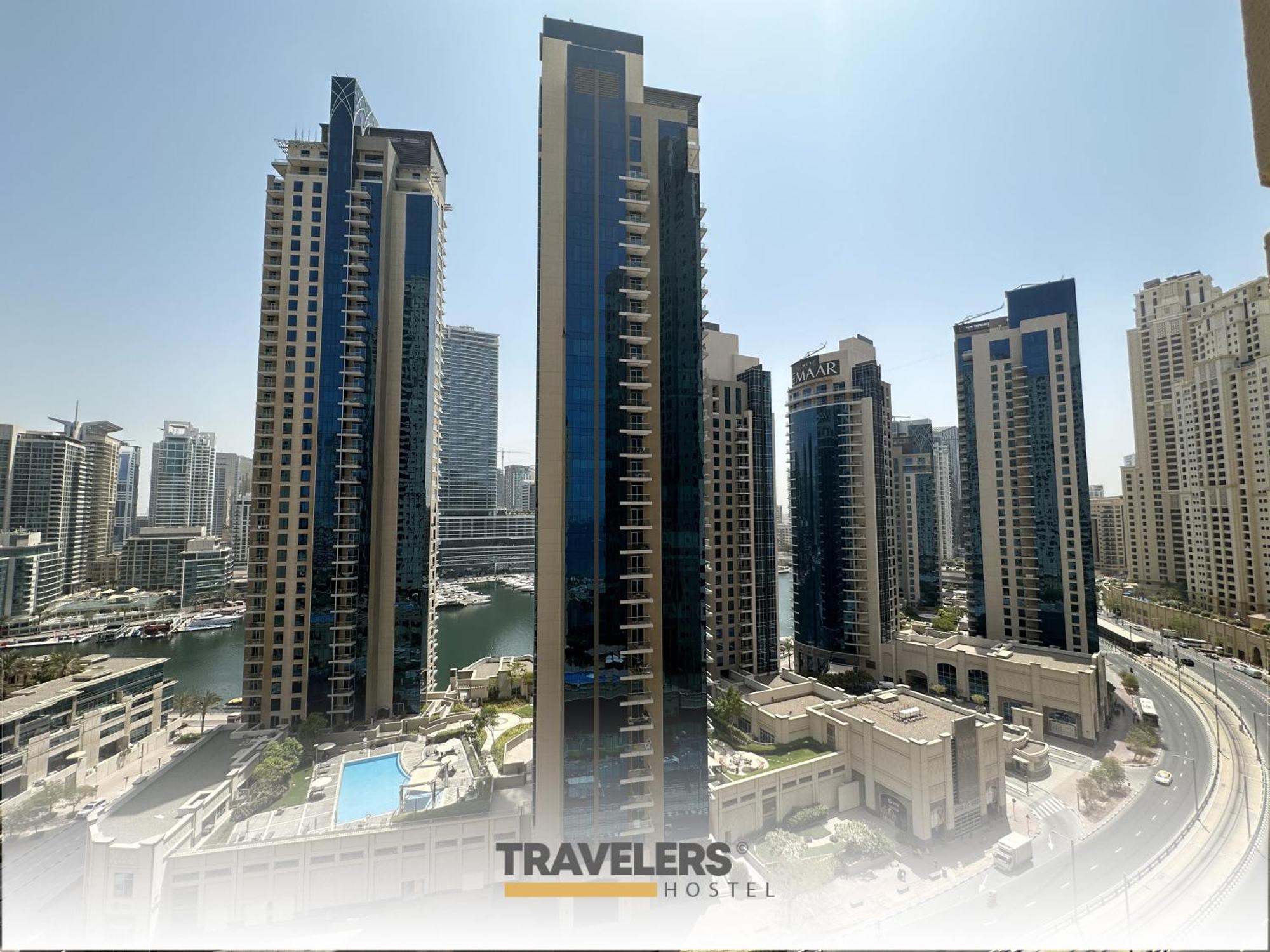 Travelers - Dubai Marina Hostel Exterior foto